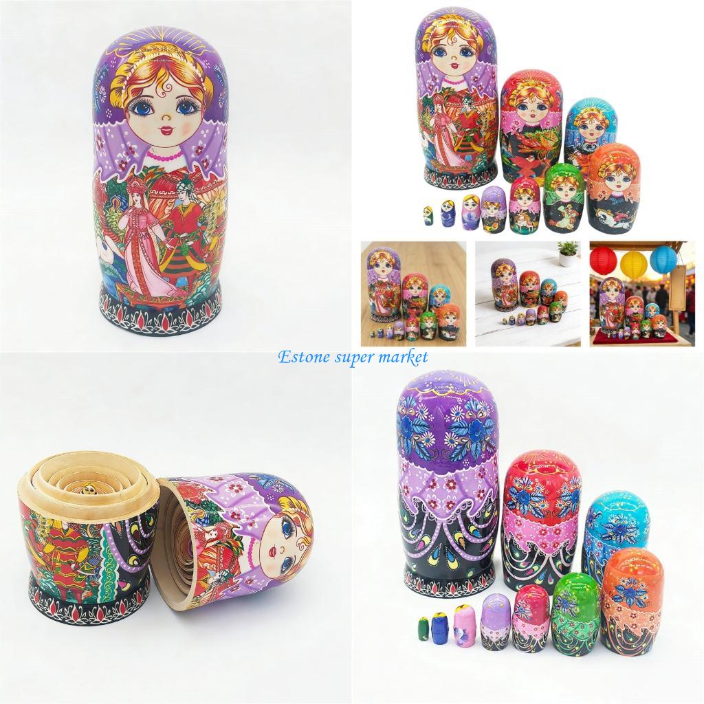 Kids Education Room - 090B Traditional Matryoshka Dolls Educational Nesting