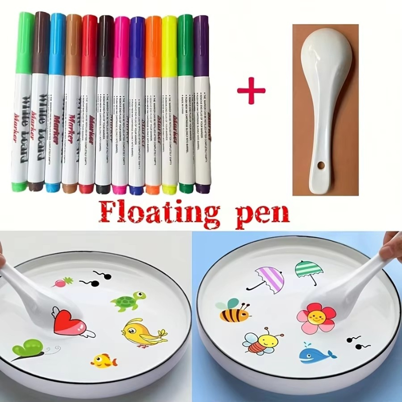 Kids Education Laptop - 1/3/5set Water Painting Floating Pen Children