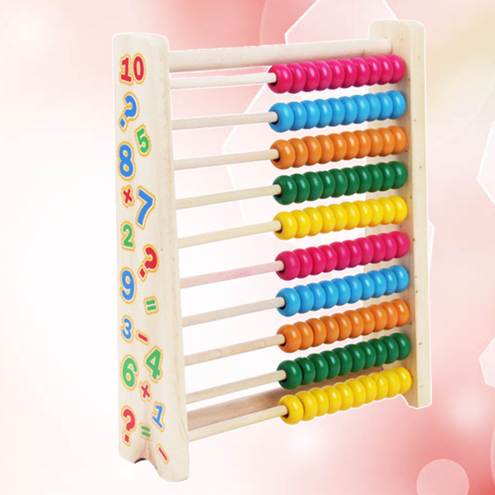 10 Stalls Wooden Math Abacus C - Kids Educational Computer ulasan dan harga