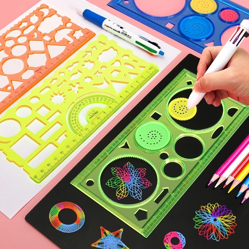 Geometry Spirograph Drawing St - Kids Education Template ulasan dan harga