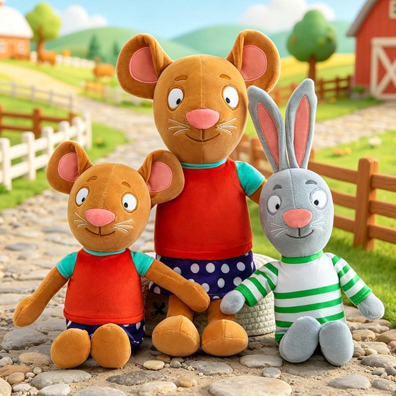 30/60cm Kawaii Pip and Posy Pl - Kids Education Movies ulasan dan harga