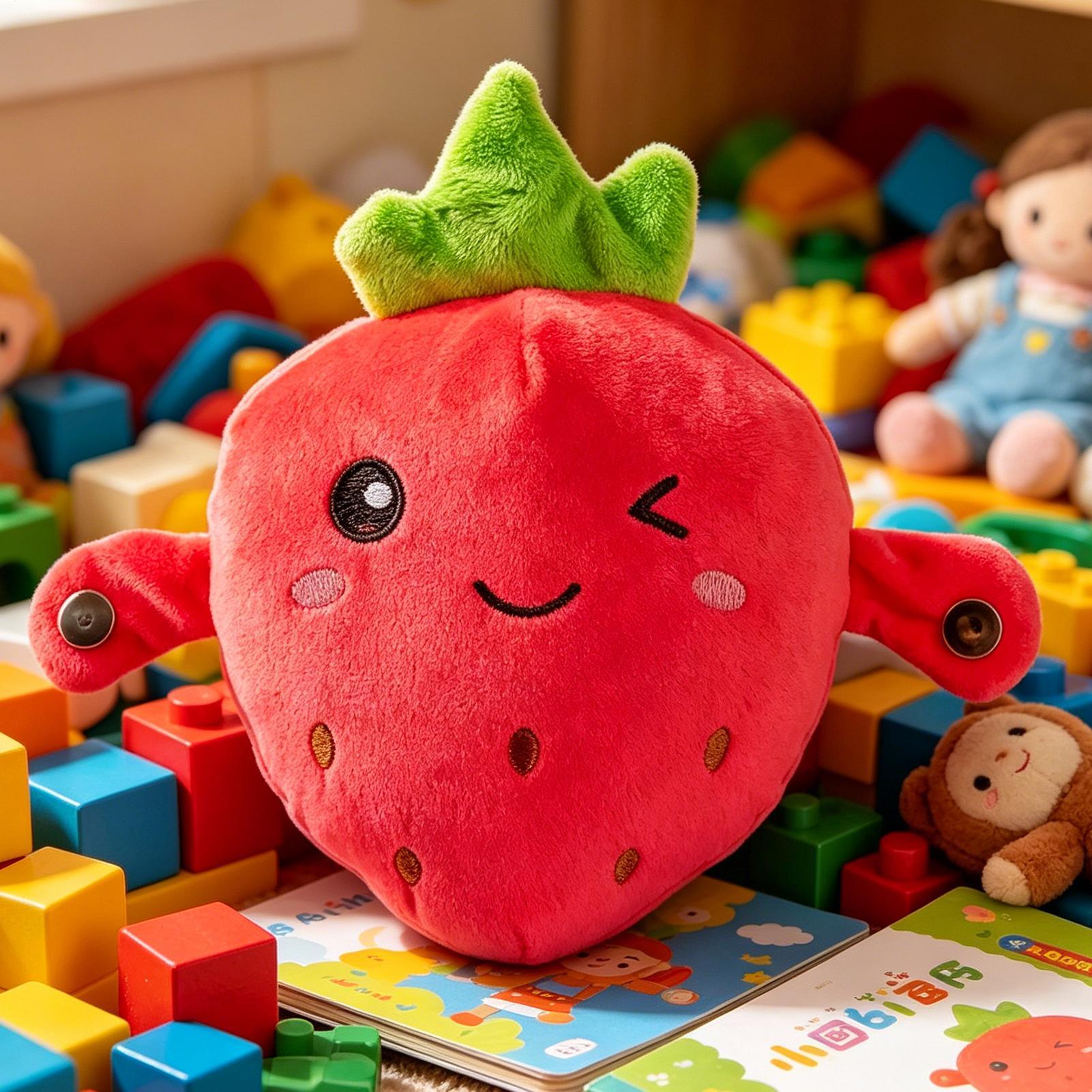 Strawberry Plush Cuddle Educat - Kids Education Movies ulasan dan harga