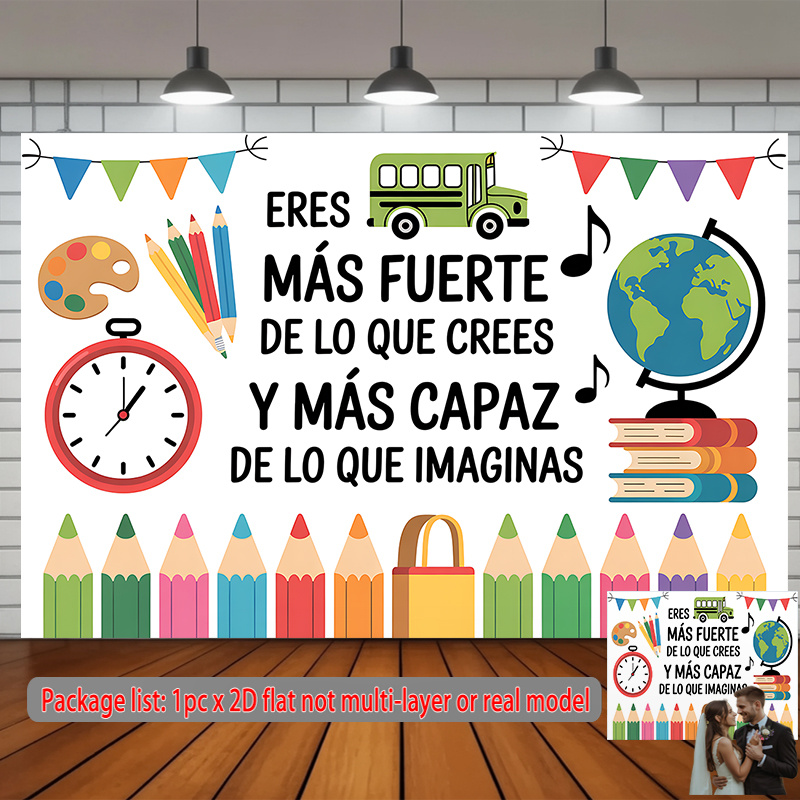 Inspirational Nursery Wall Tap - Kids Education Banner ulasan dan harga