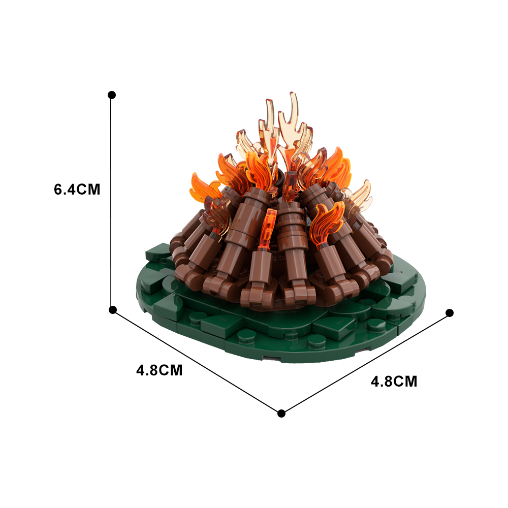 Gobricks MOC Campfire - Classi - Kids Education Movies ulasan dan harga