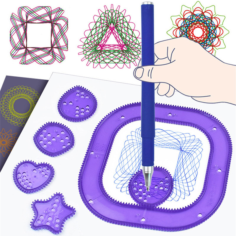 Funny Spirograph Drawing Toys  - Kids Education Template ulasan dan harga