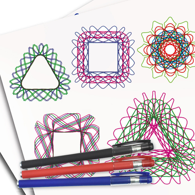 Funny Spirograph Drawing Toys  - Kids Education Template ulasan dan harga