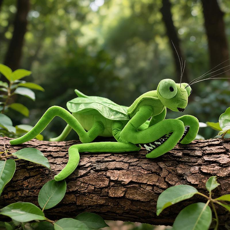 Lifelike Praying Mantis Plush  - Kids Education Movies ulasan dan harga