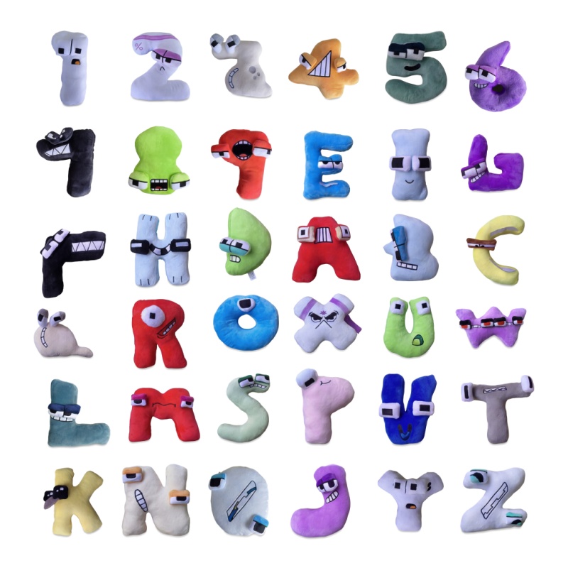 26 Pcs Alphabet & Number Plush - Kids Education Movies ulasan dan harga