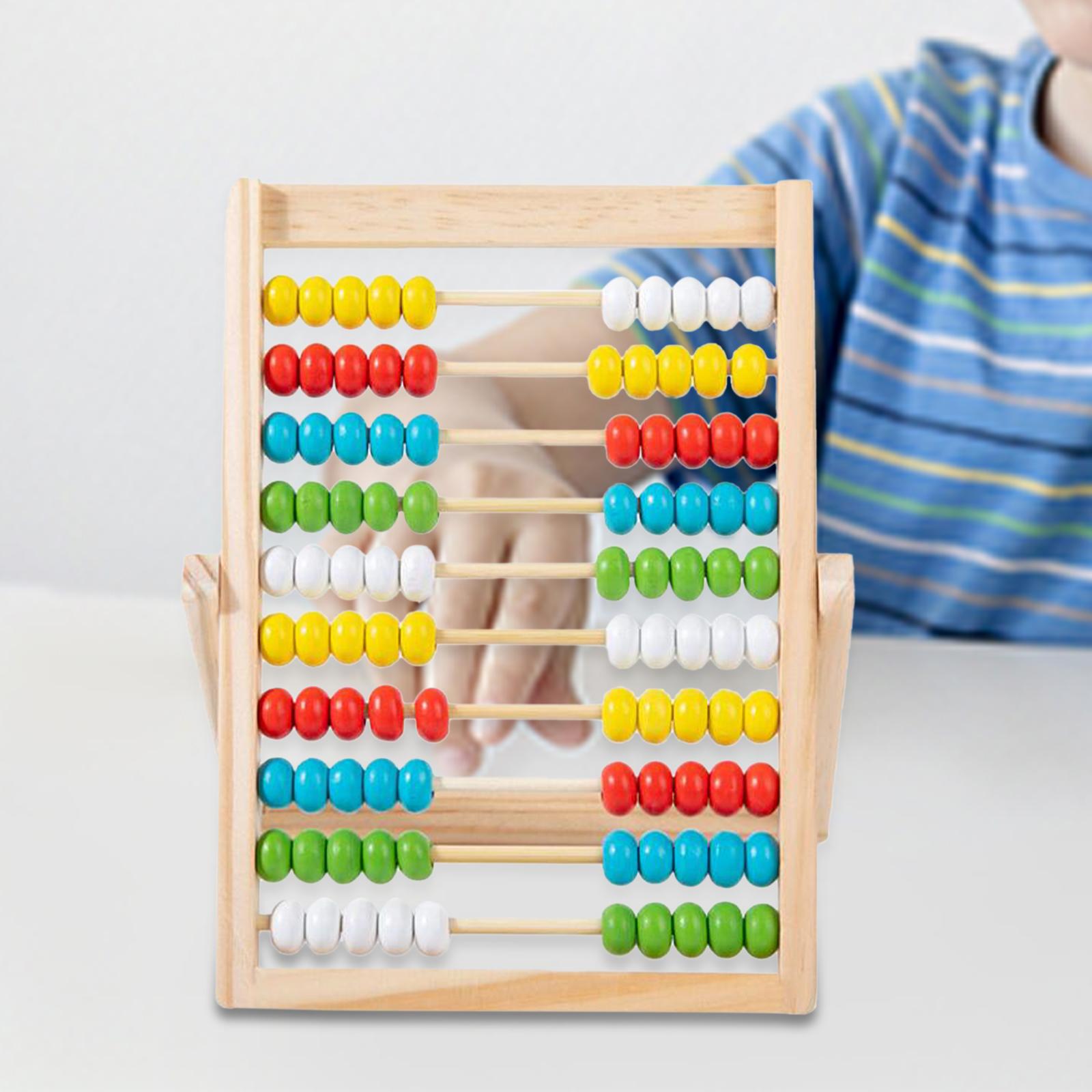Multicolor Wooden Abacus Count - Kids Education Center ulasan dan harga