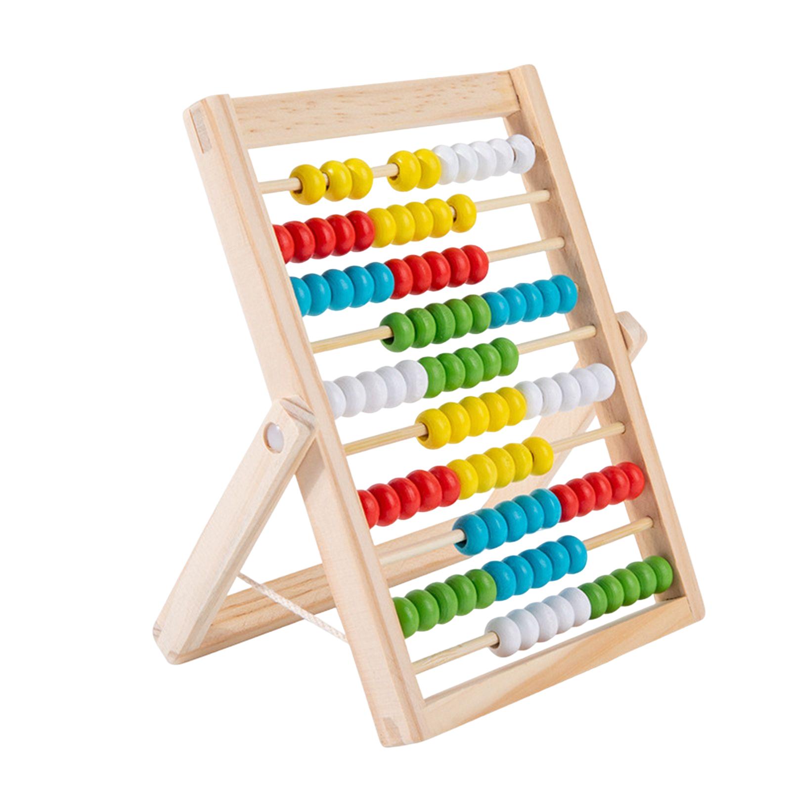 Multicolor Wooden Abacus Count - Kids Education Center ulasan dan harga