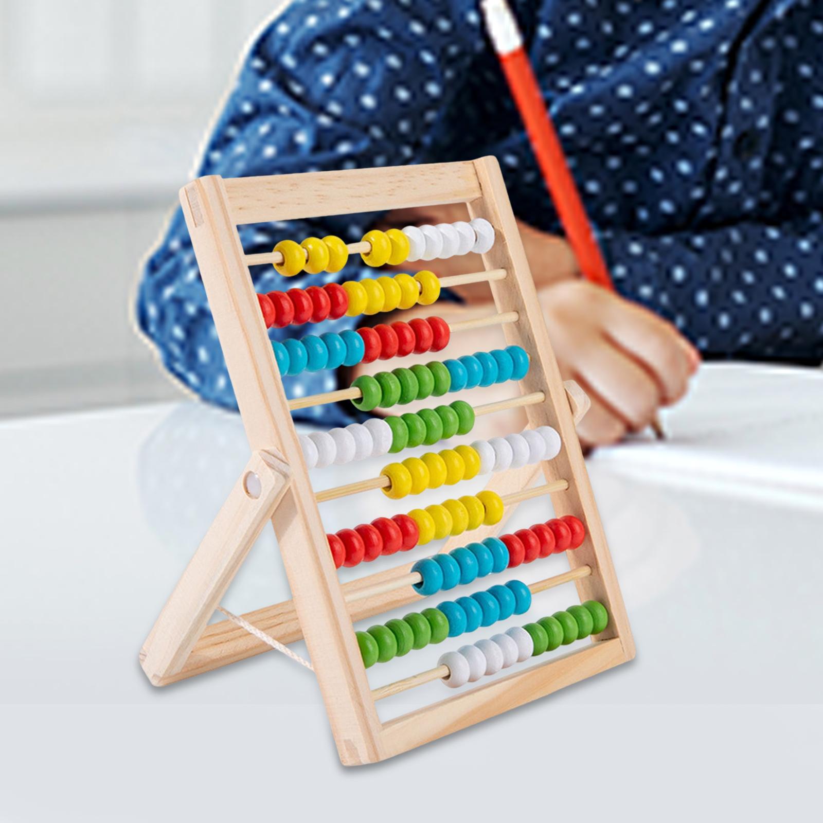 Multicolor Wooden Abacus Count - Kids Education Center ulasan dan harga