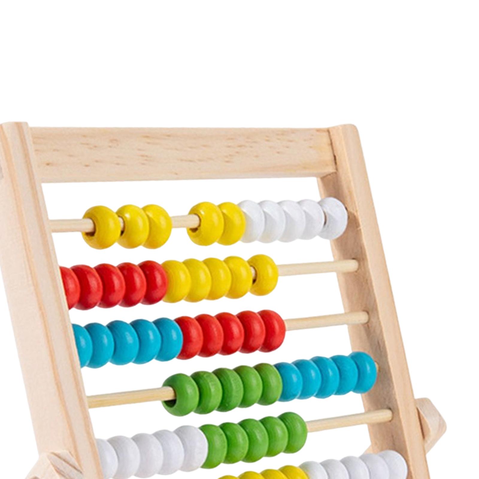 Multicolor Wooden Abacus Count - Kids Education Center ulasan dan harga