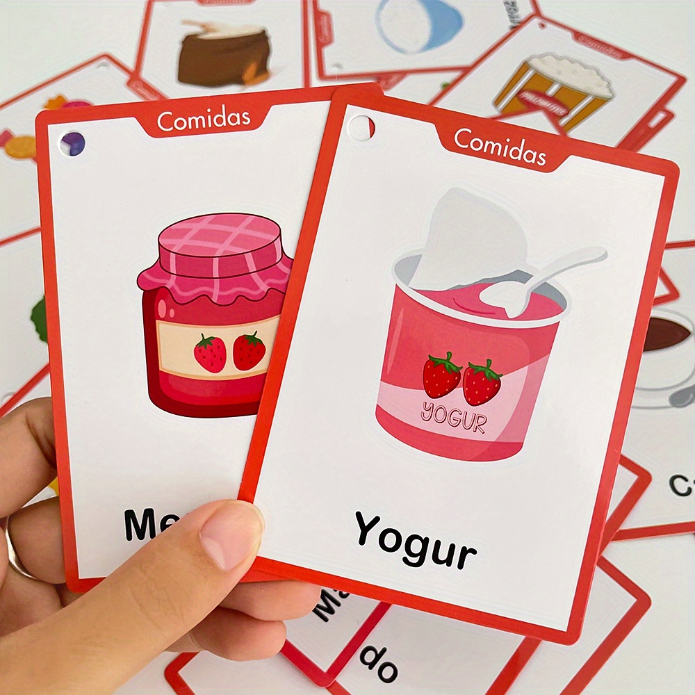 4 Themes Fruits Vegetables Foo - Kids Education Card ulasan dan harga