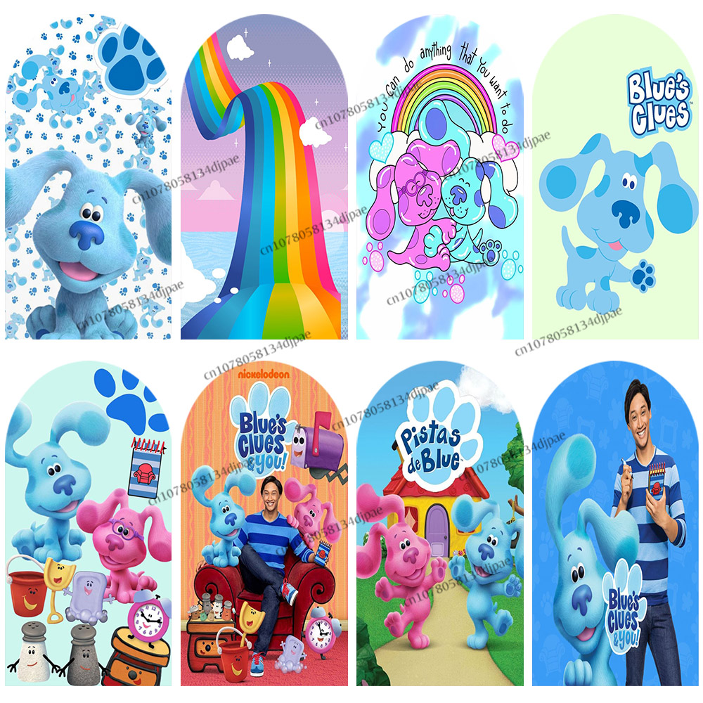 Blue Clues Arch Backdrop Photo - Kids Education Banner ulasan dan harga
