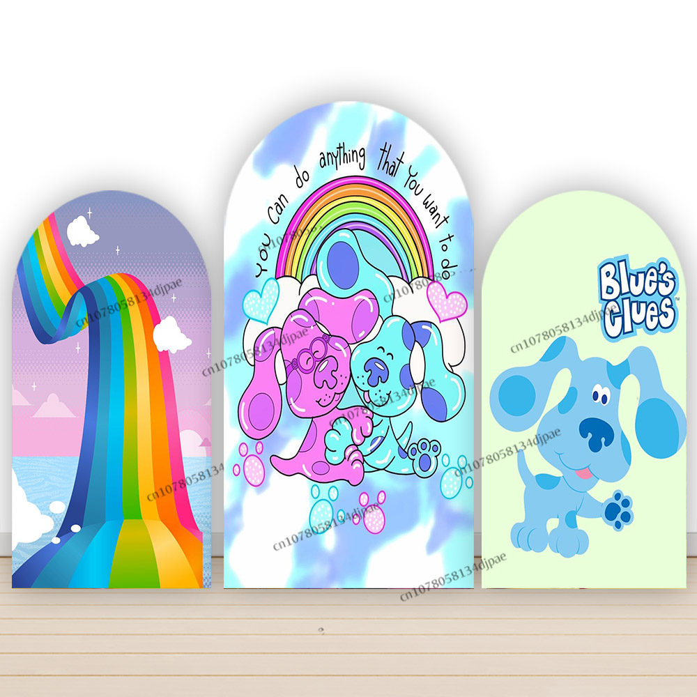 Blue Clues Arch Backdrop Photo - Kids Education Banner ulasan dan harga