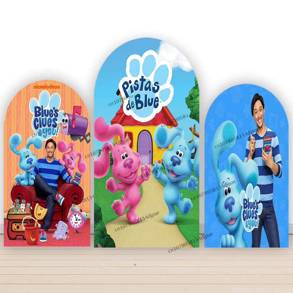 Blue Clues Arch Backdrop Photo - Kids Education Banner ulasan dan harga