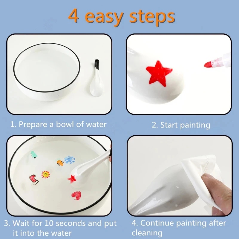 1/3/5set Water Painting Floati - Kids Education Laptop ulasan dan harga