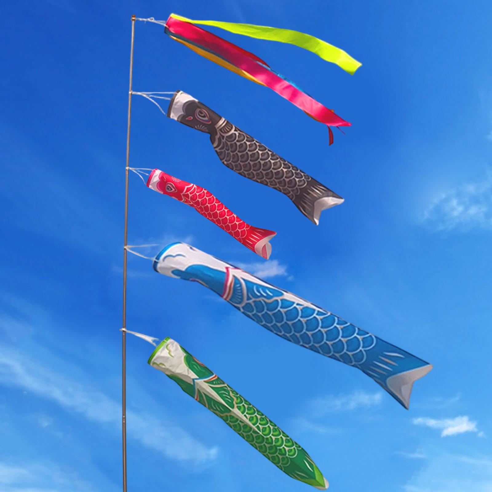 Blank Japanese Carp Flags Hand - Kids Education Banner ulasan dan harga
