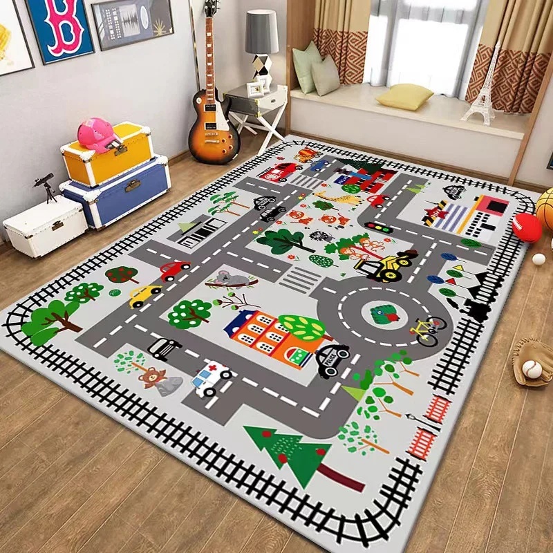 Colorful Kids City Map Play Ma - Kids Education Room ulasan dan harga