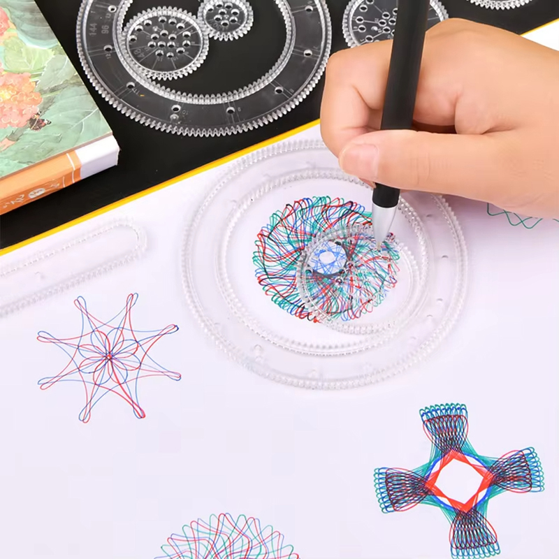 Funny Spirograph Drawing Toys  - Kids Education Template ulasan dan harga