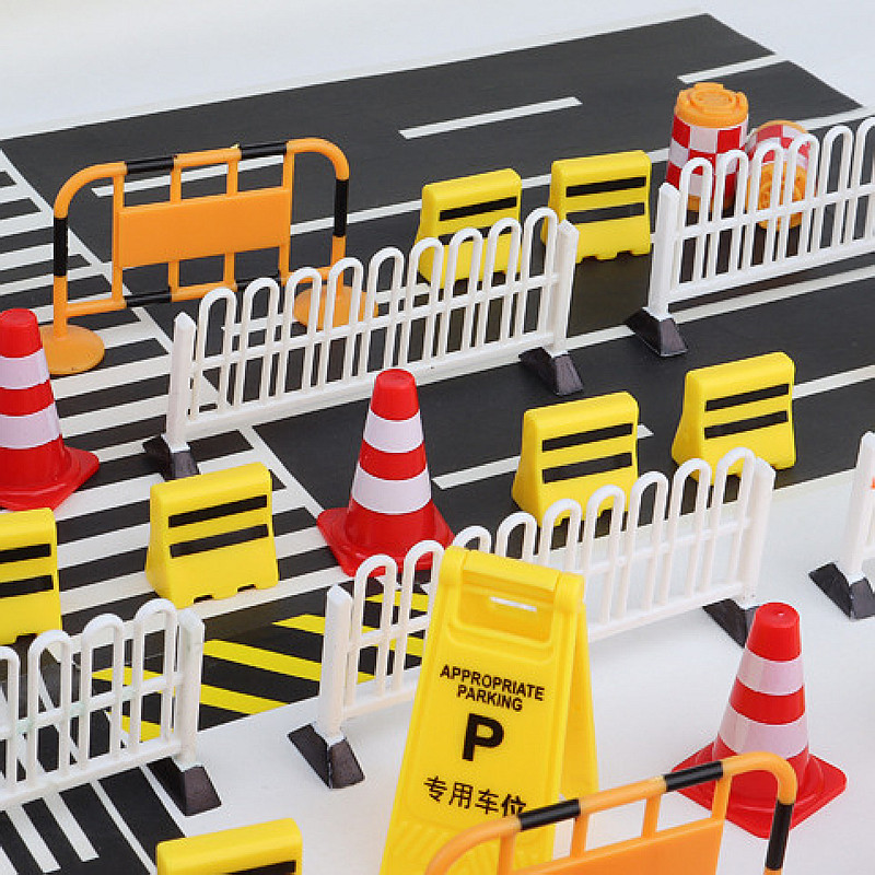 Mini Traffic Road Signs & Road - Kids Home Education ulasan dan harga