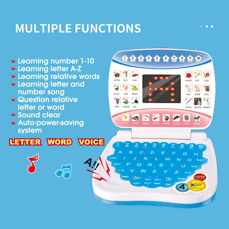 Learning Machine Laptop Comput - Kids Educational Computer ulasan dan harga