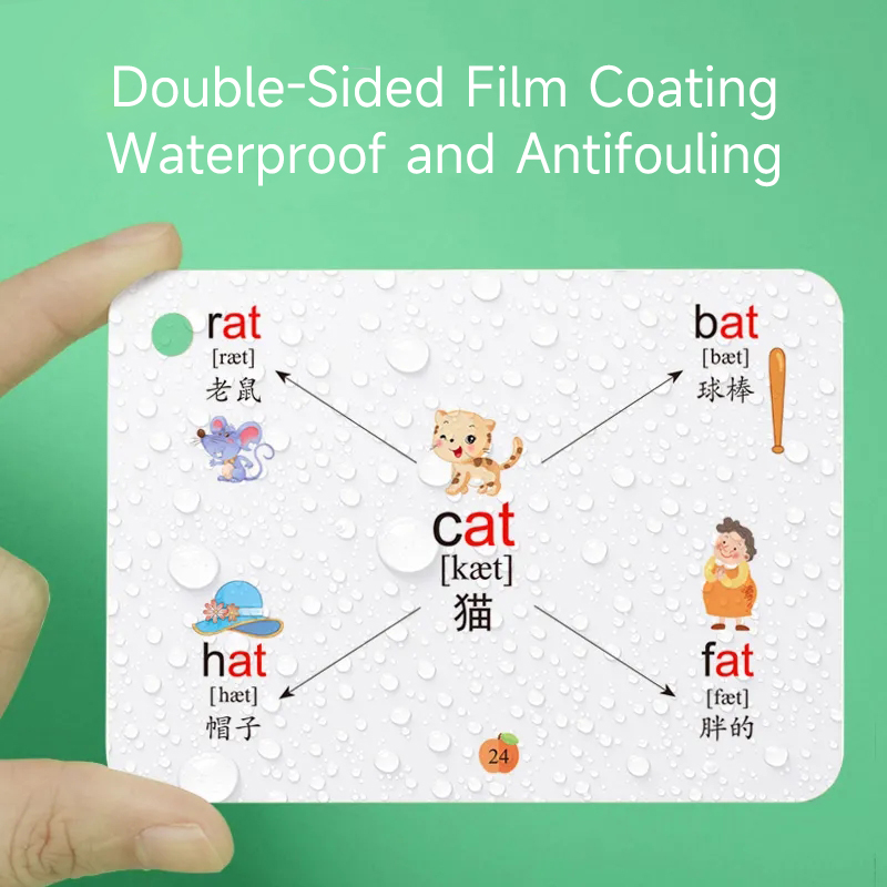 600 Words Mind Map Cards with  - Kids Education Card ulasan dan harga