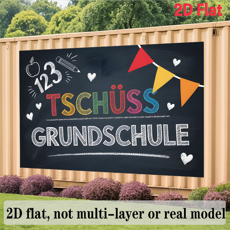 Cute German Kindergarten Presc - Kids Education Banner ulasan dan harga