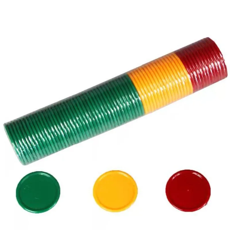 Poker Chips 3.2cm 3 Colors Pla - Kids Education Room ulasan dan harga