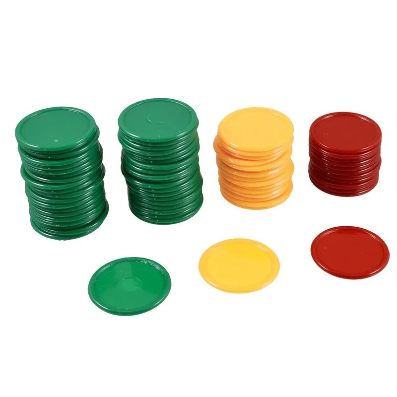 Poker Chips 3.2cm 3 Colors Pla - Kids Education Room ulasan dan harga