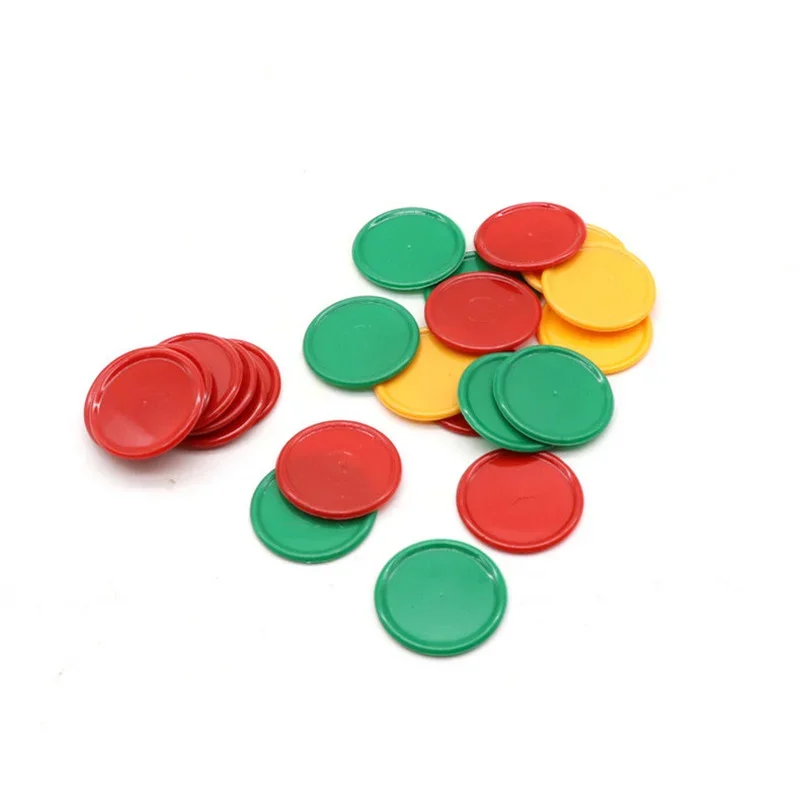 Poker Chips 3.2cm 3 Colors Pla - Kids Education Room ulasan dan harga