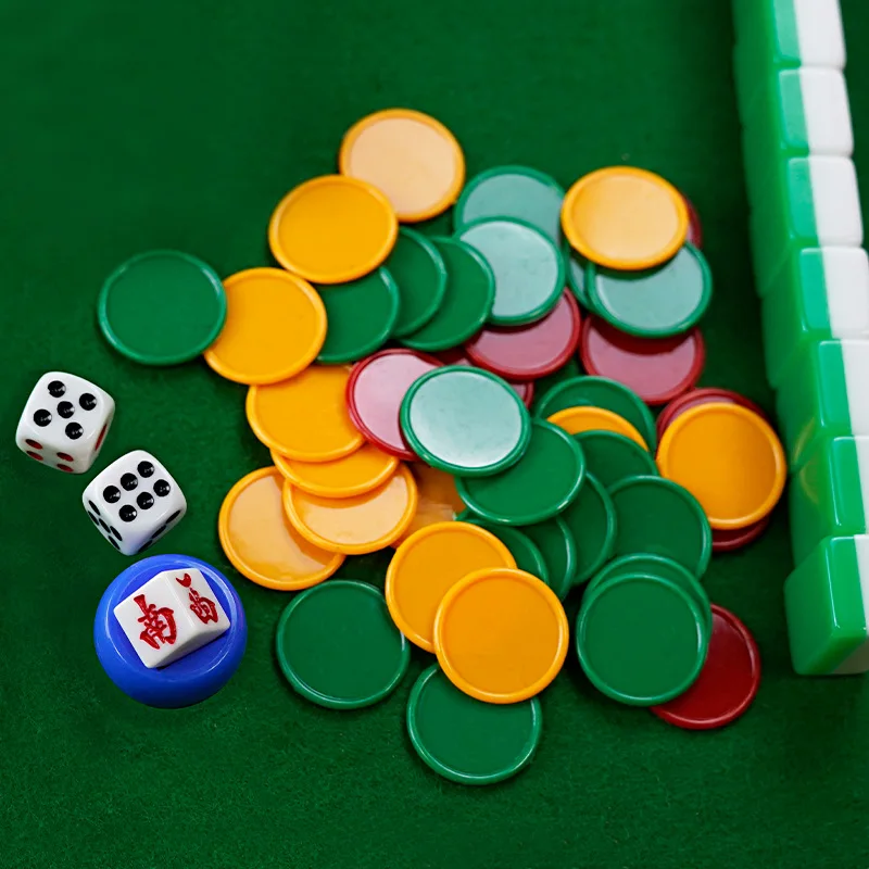 Poker Chips 3.2cm 3 Colors Pla - Kids Education Room ulasan dan harga