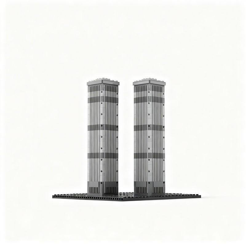 2301pcs MOC World Trade Center - Kids Education Center ulasan dan harga