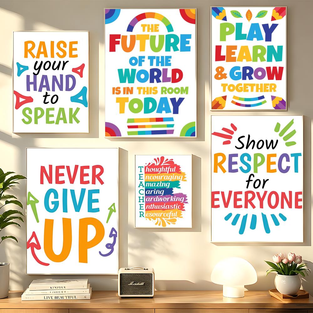 Positive Kid Classroom Wall Pi - Kids Education Room ulasan dan harga