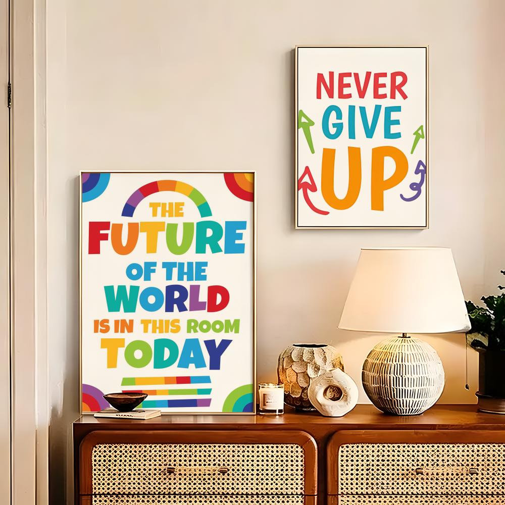 Positive Kid Classroom Wall Pi - Kids Education Room ulasan dan harga