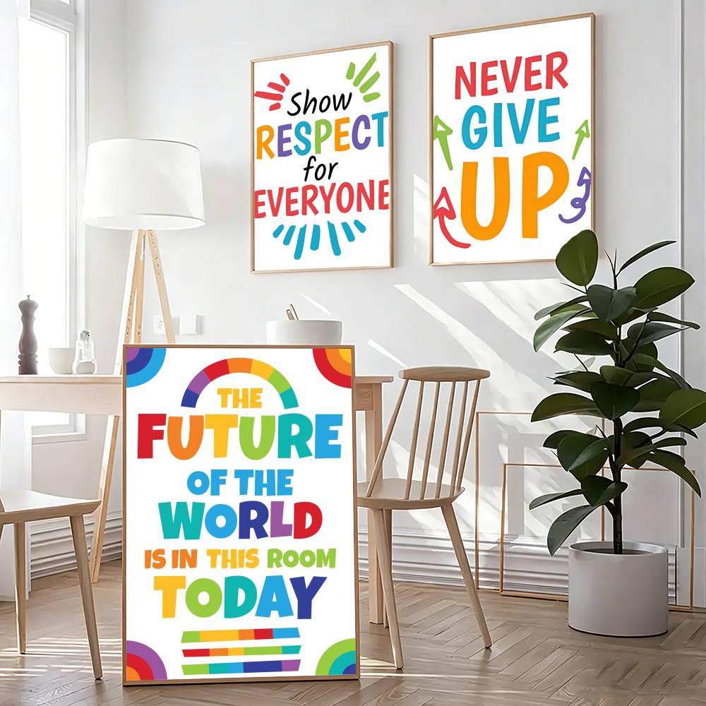 Positive Kid Classroom Wall Pi - Kids Education Room ulasan dan harga