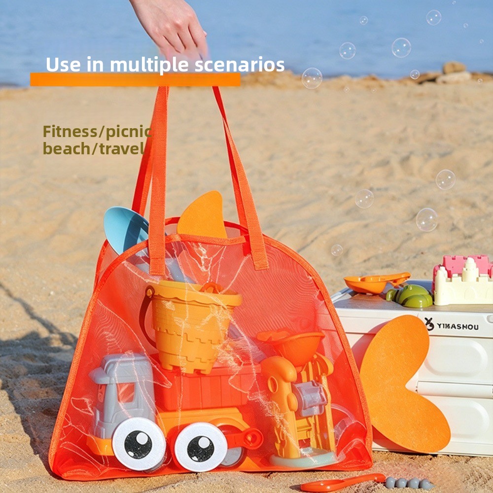Kids Mesh Beach Bags Colorful  - Online Educational Games For Kids ulasan dan harga