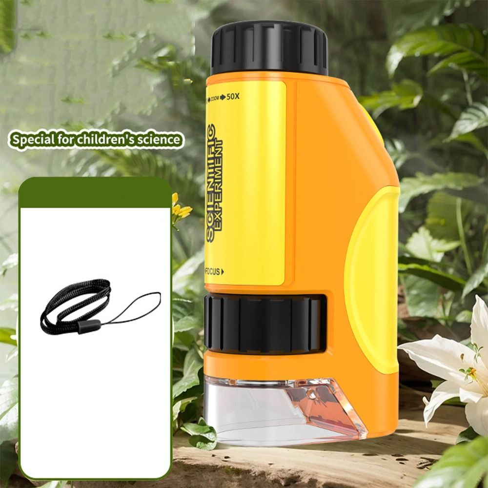 Handheld Kids Microscope LED L - Kids Definition Of Education ulasan dan harga