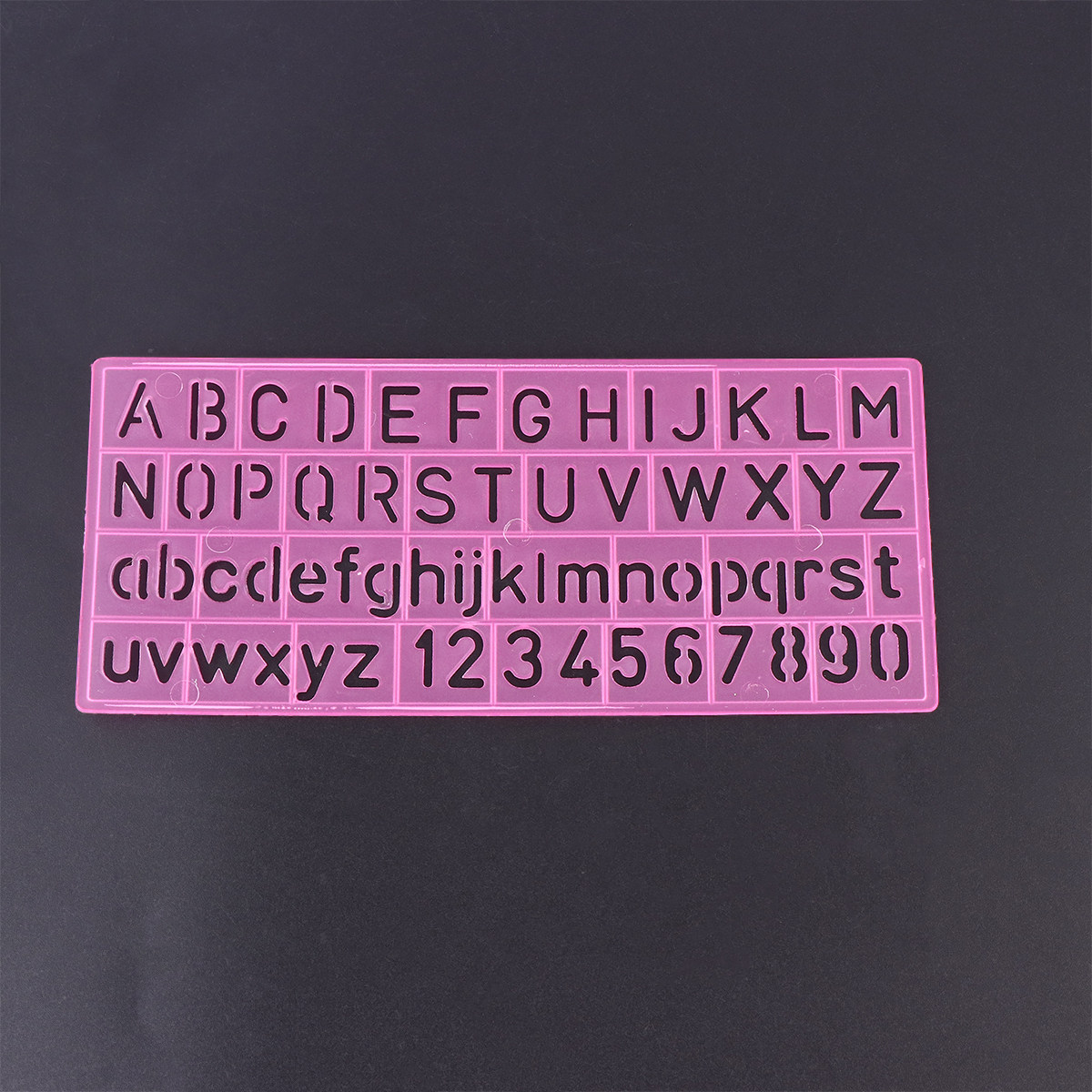 4Pcs Plastic Graffiti Rulers A - Kids Education Template ulasan dan harga