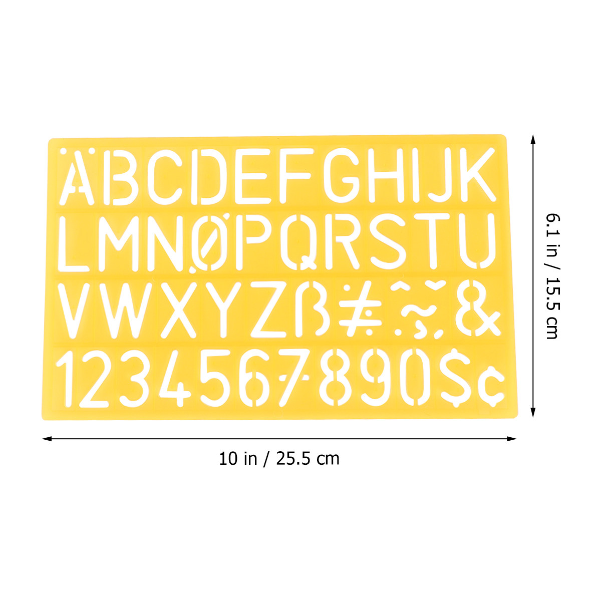 4Pcs Plastic Graffiti Rulers A - Kids Education Template ulasan dan harga