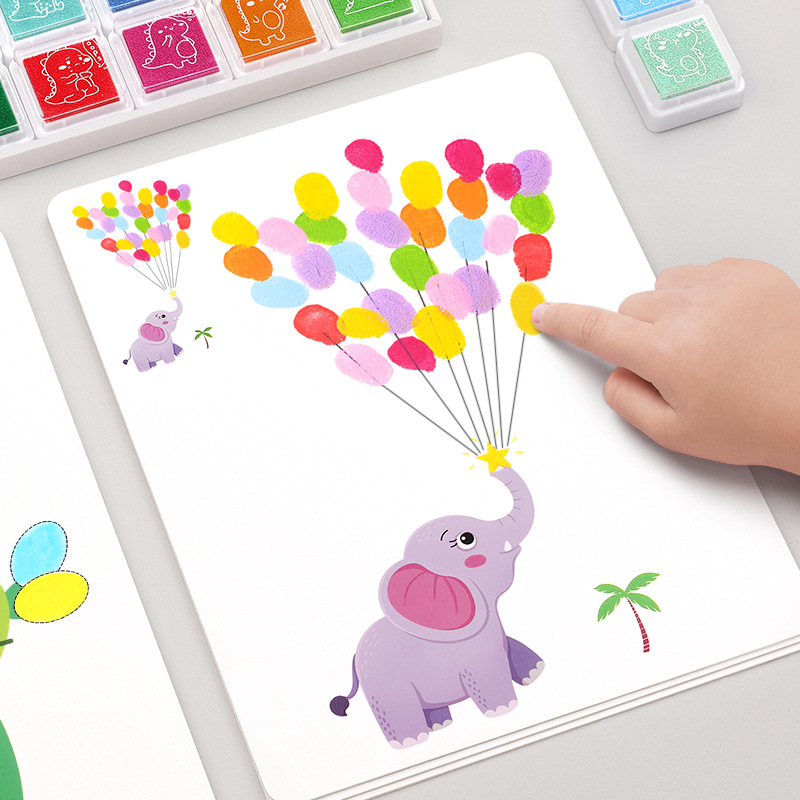 Creativity Finger Painting Set - Kids Education Laptop ulasan dan harga