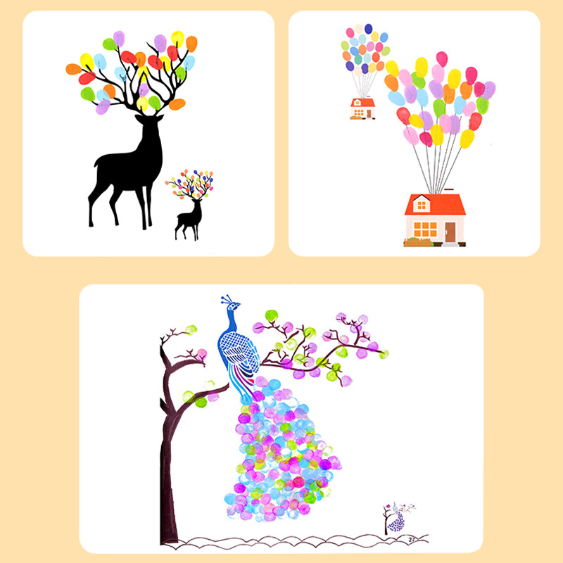 Creativity Finger Painting Set - Kids Education Laptop ulasan dan harga