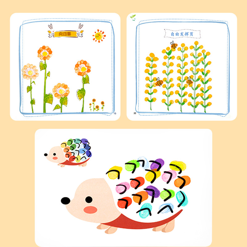 Creativity Finger Painting Set - Kids Education Laptop ulasan dan harga