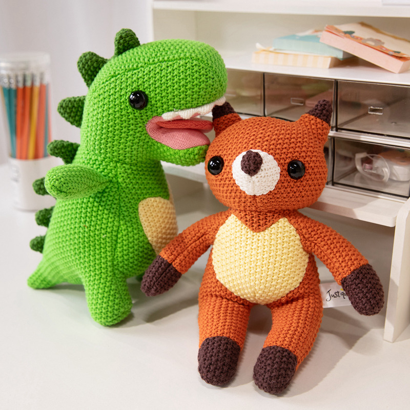 Kawaii Knitted Plush Toys Stuf - Kids Education Movies ulasan dan harga