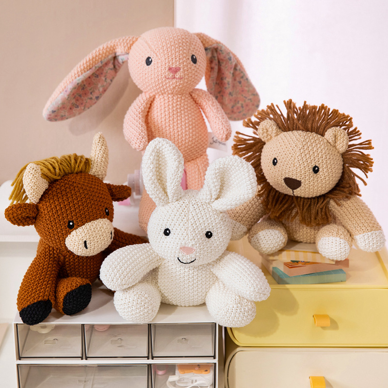 Kawaii Knitted Plush Toys Stuf - Kids Education Movies ulasan dan harga