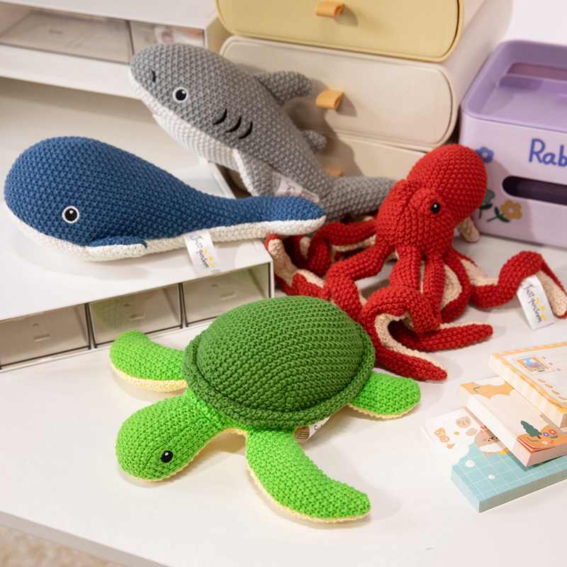 Kawaii Knitted Plush Toys Stuf - Kids Education Movies ulasan dan harga