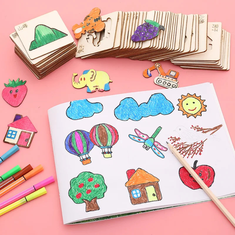 Kids Drawing Toys Montessori D - Kids Education Template ulasan dan harga
