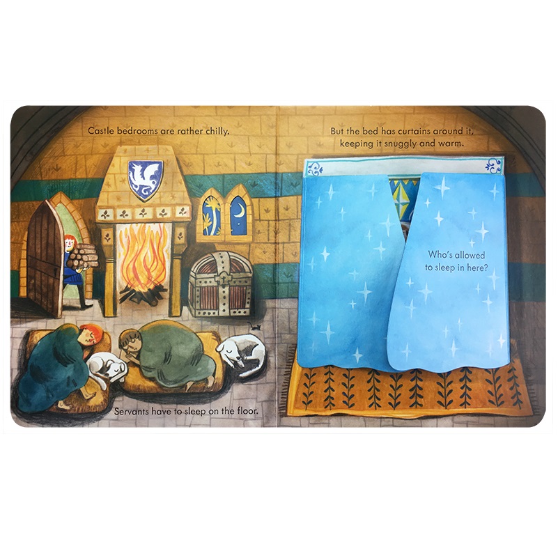Usborne Peep Inside The Castle - Kids Education Picture ulasan dan harga