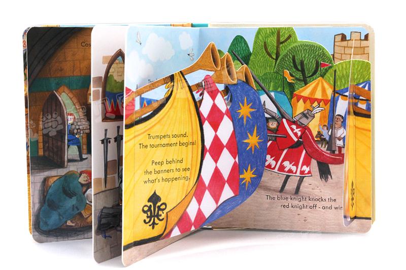 Usborne Peep Inside The Castle - Kids Education Picture ulasan dan harga