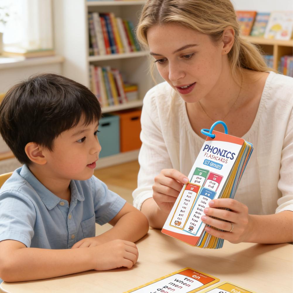 117 Groups Phonics Flashcards  - Kids Education Card ulasan dan harga
